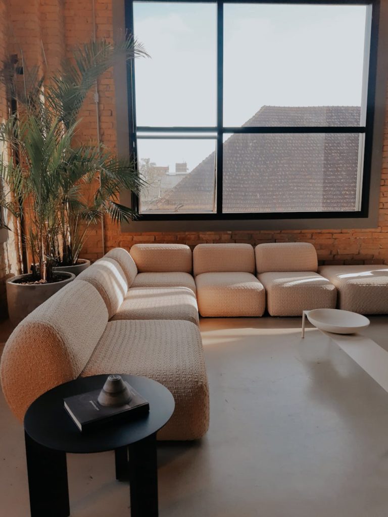 interior of a modern apartment room